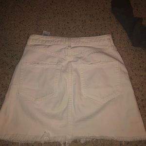 White denim skirt size 2